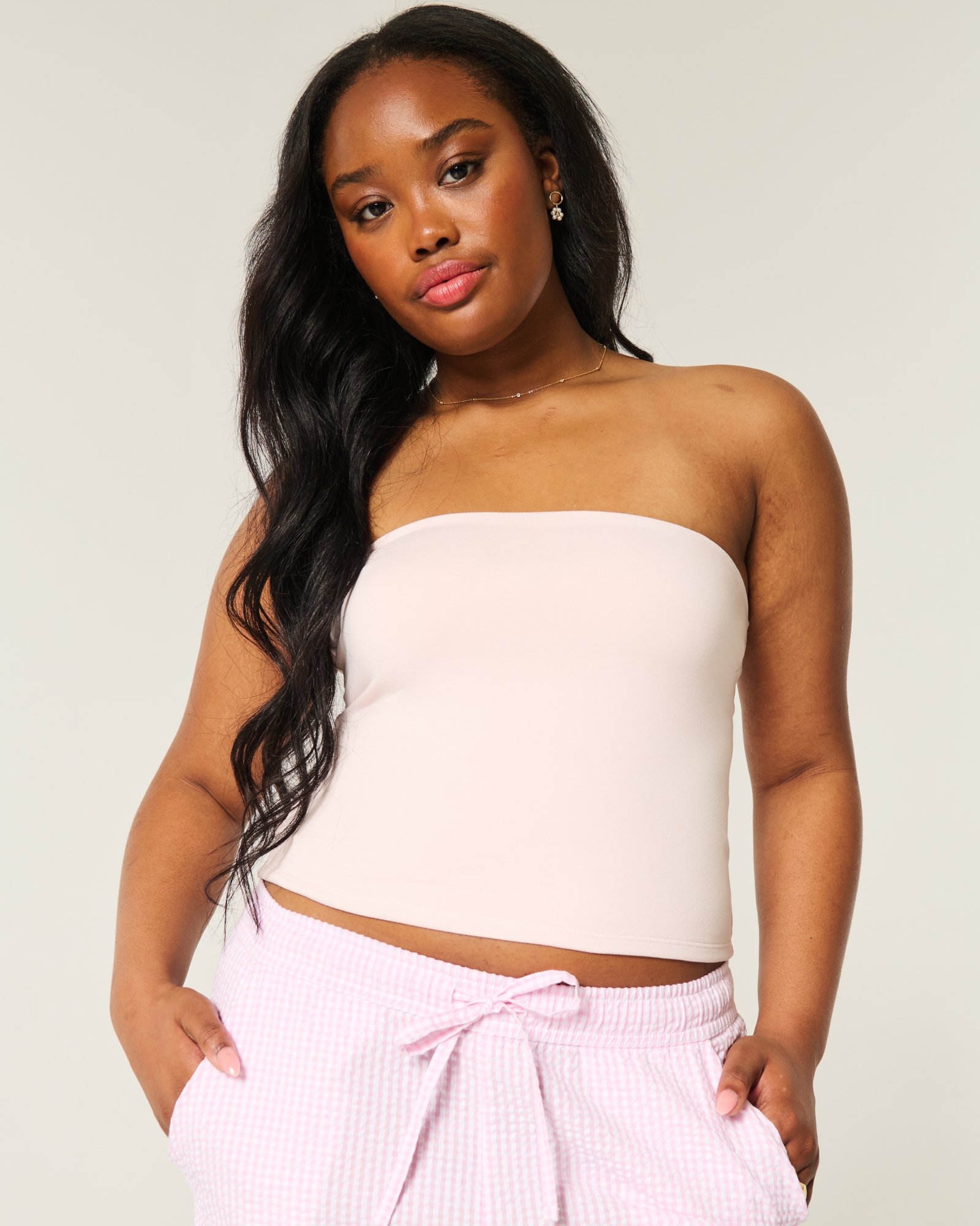 Strapless Bandeau Tube Top - Ultra Soft, Stretchy & Seamless For Women (One Size)