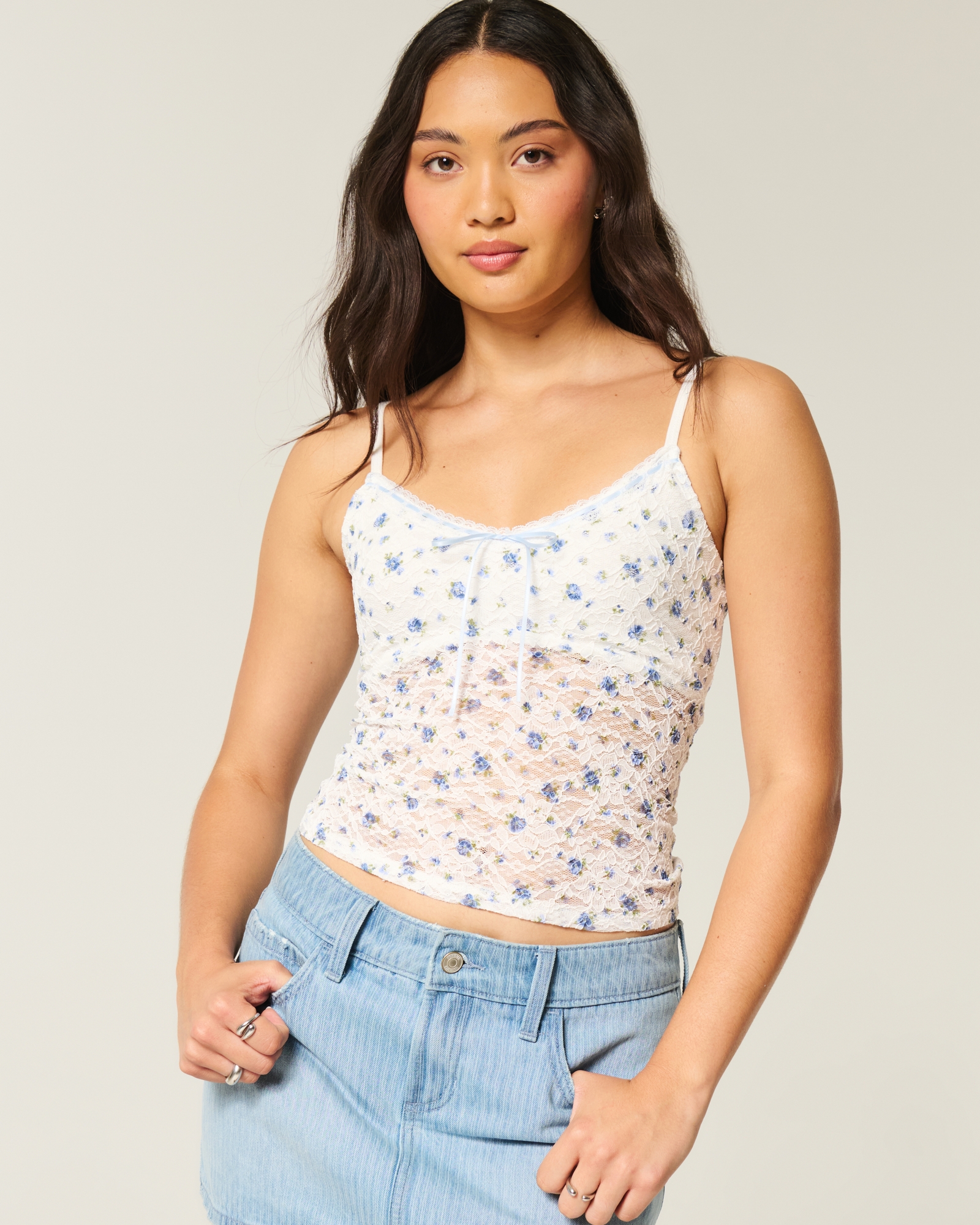 Women's All-Over Lace Cami | Women's Clearance | HollisterCo.com