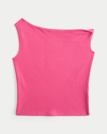 トップス andwang Asymmetry slim off shoulder tops Asymmetry slim off shoulder tops
