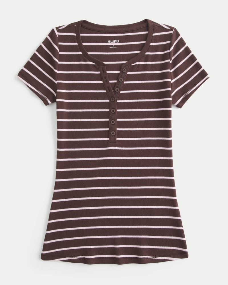 Short-Sleeve Henley