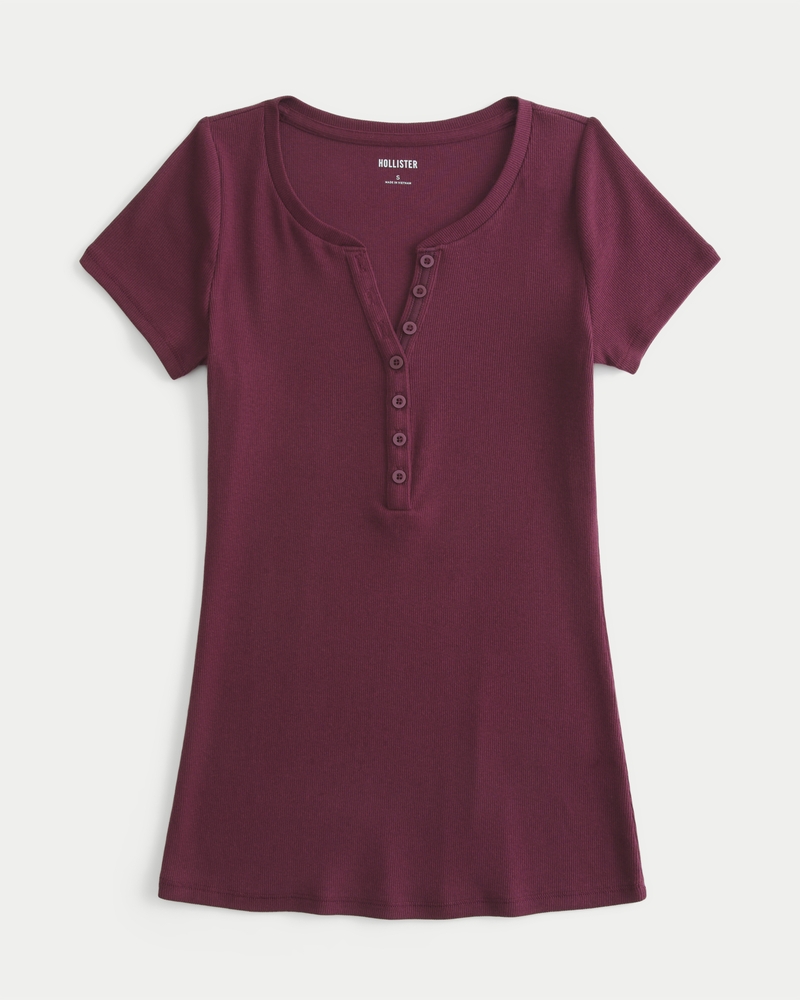 Short-Sleeve Henley