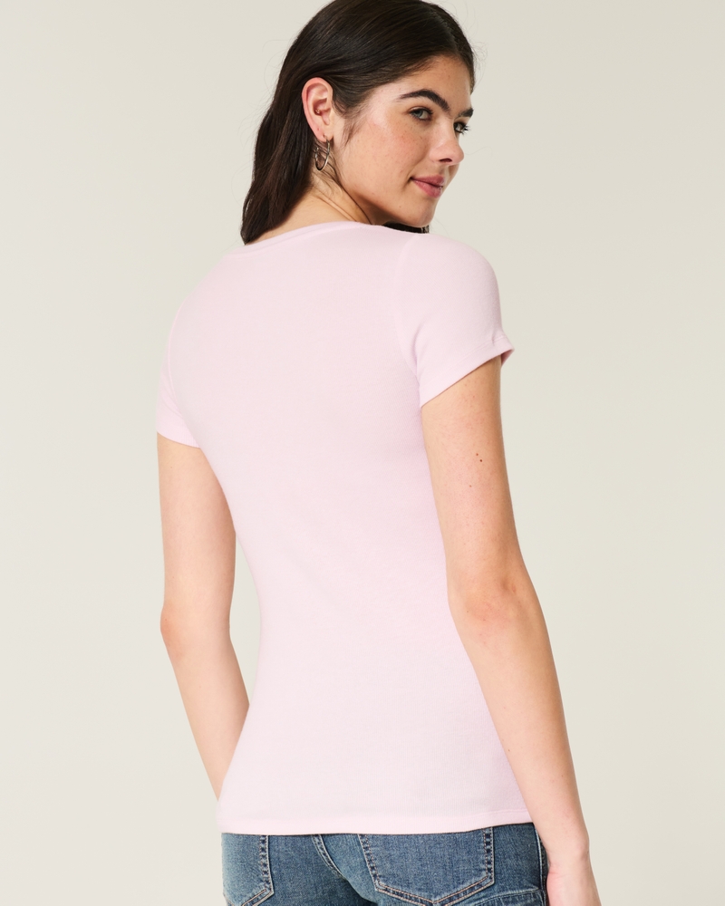 Short-Sleeve Henley