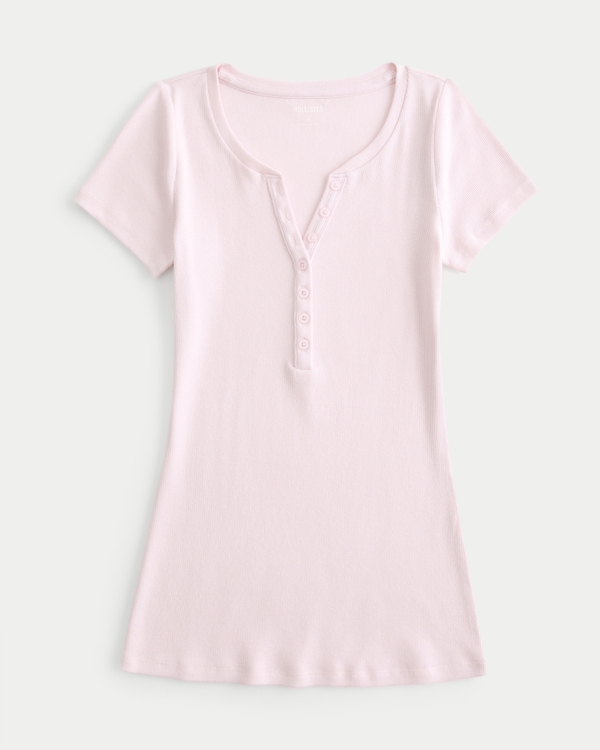 Short-Sleeve Henley