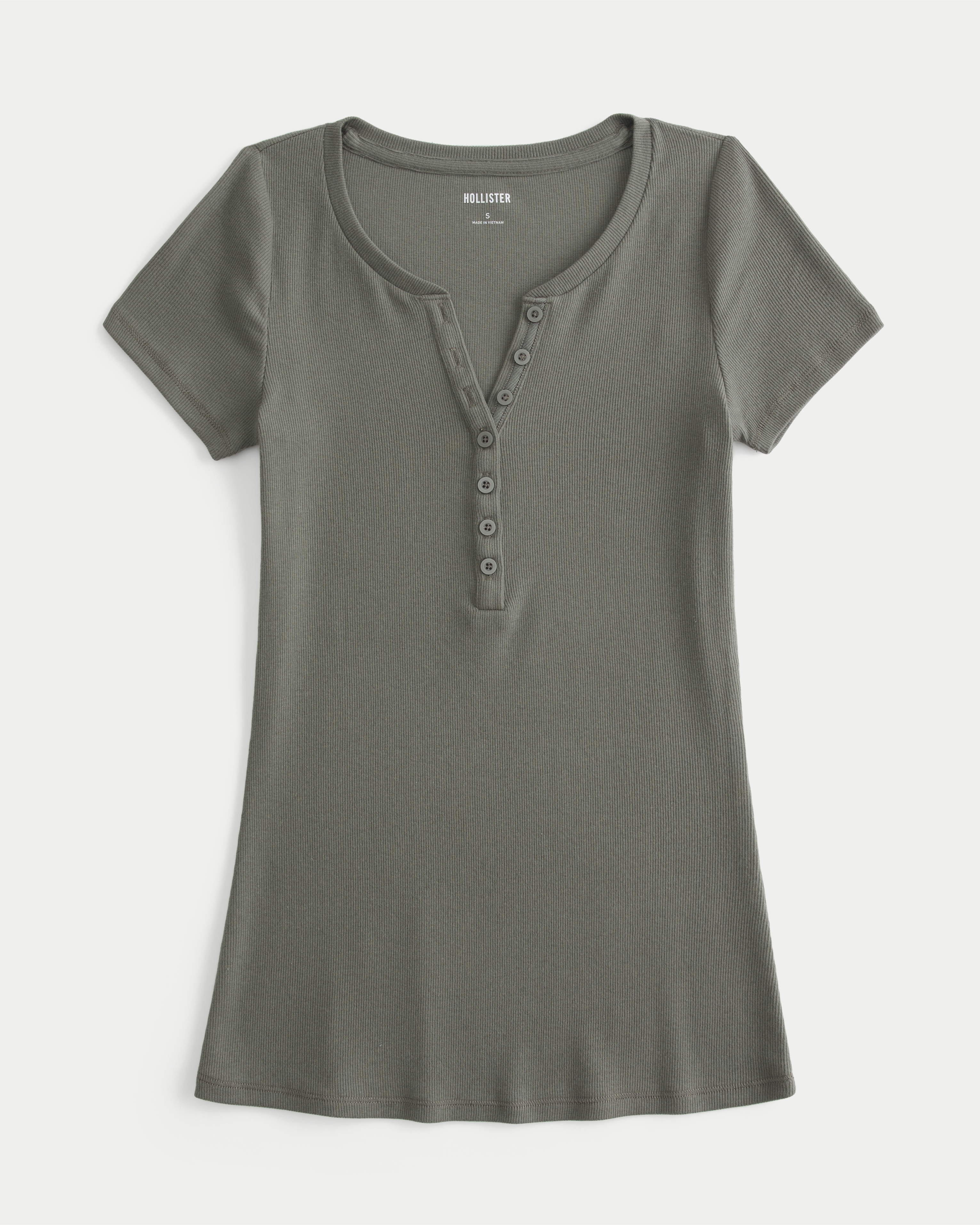 Short-Sleeve Henley