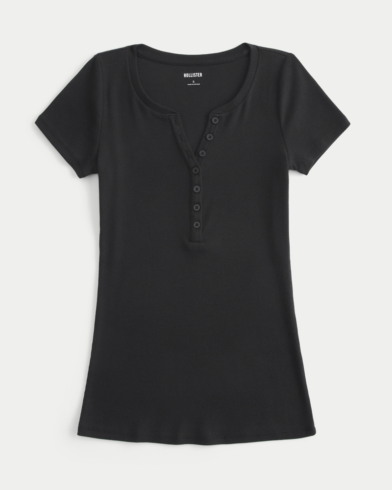 Short-Sleeve Henley