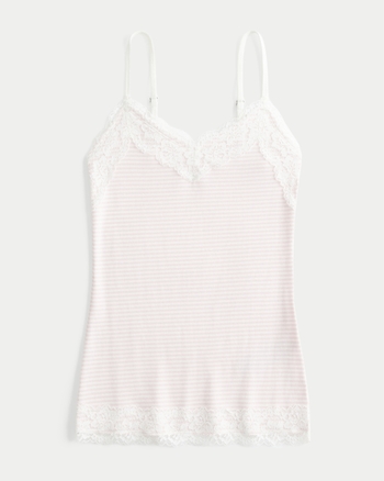 未使用　josemoon LACE TRIM CAMI Women's Lace Trim Cami | Women's Clearance | HollisterCo.com