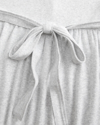 Tie-Back Henley Babydoll Top