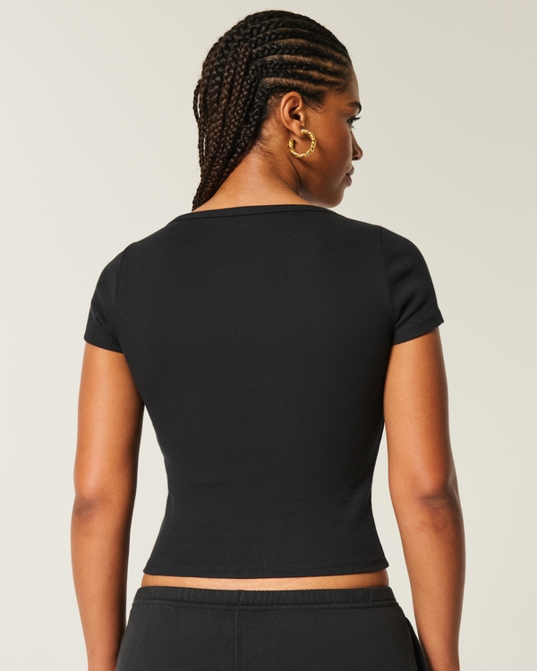 Scoop T-Shirt, Black view 2