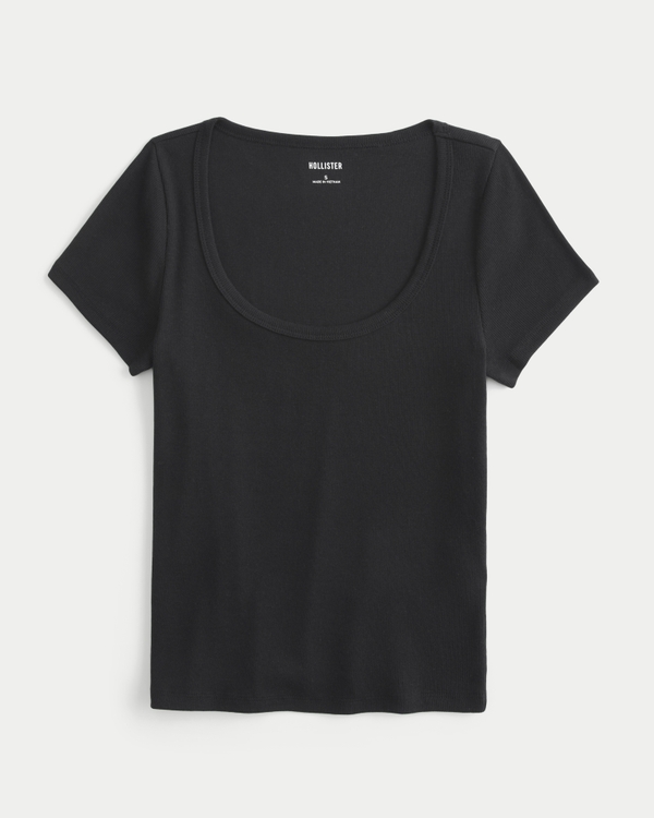Scoop T-Shirt, Black view 1