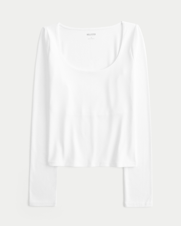 Seamless Fabric Scoop Top