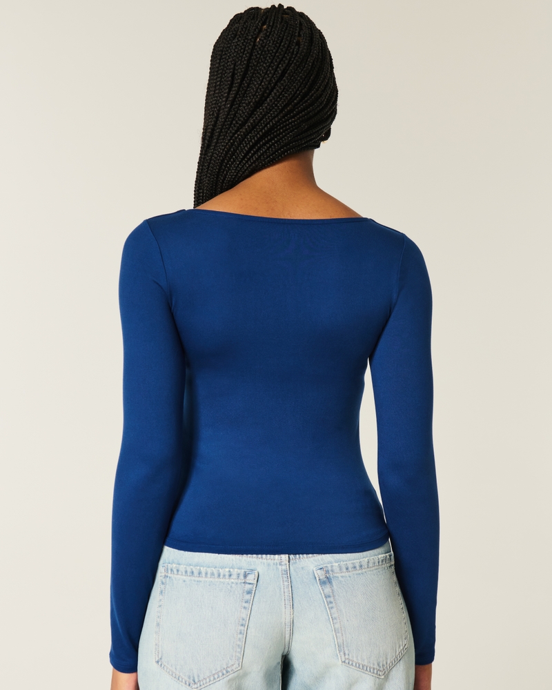 Seamless Fabric Scoop Top