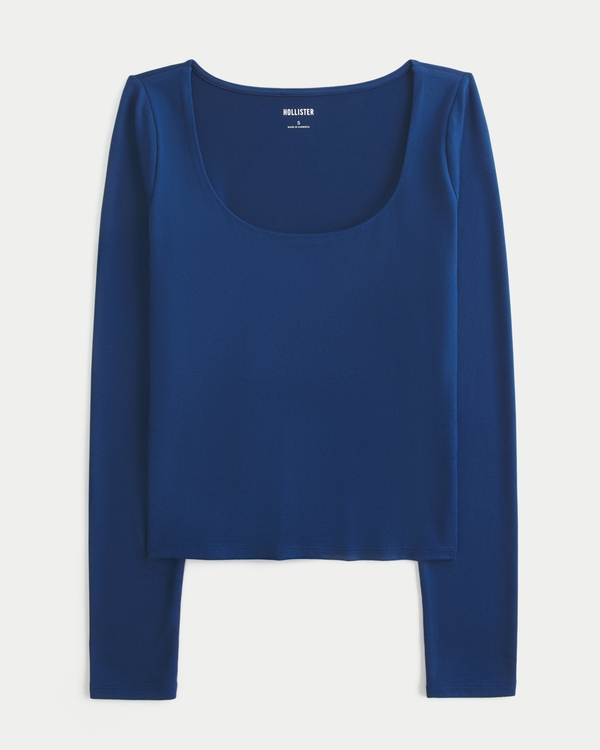 Seamless Fabric Scoop Top