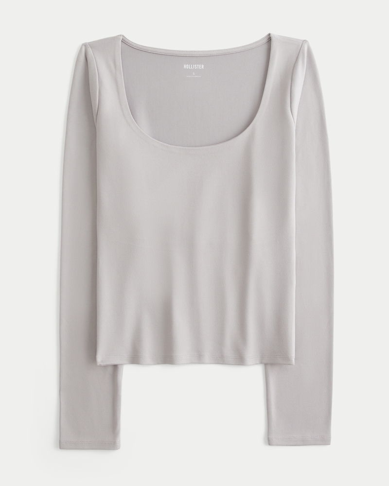 Seamless Fabric Scoop Top
