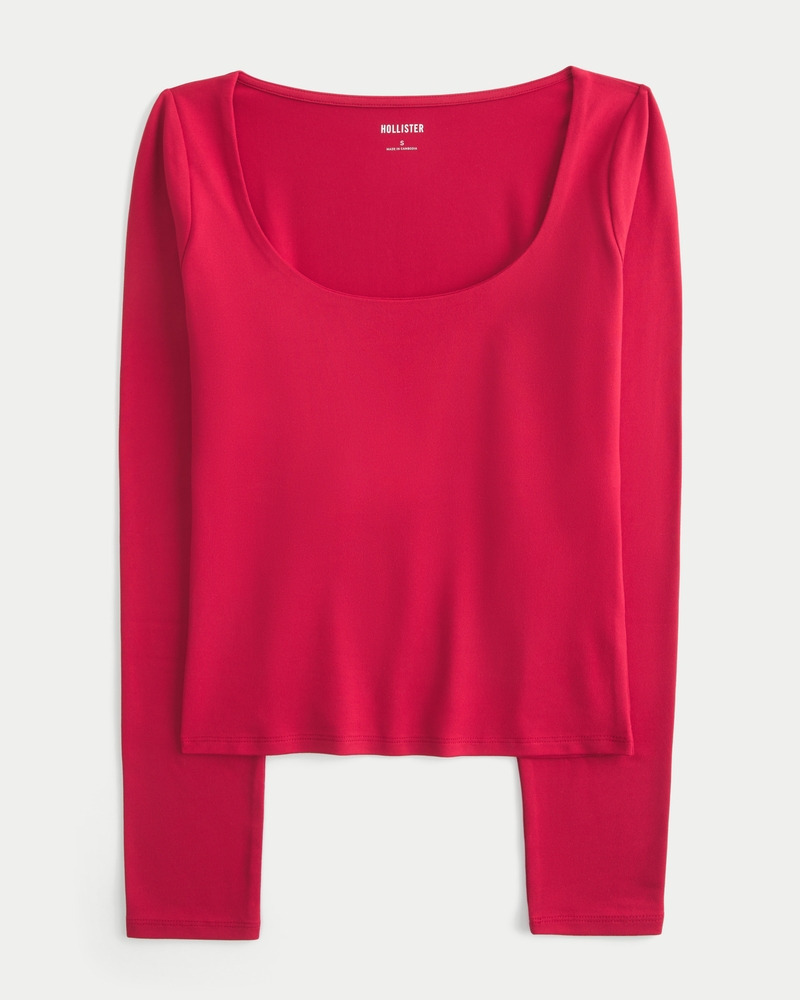 Seamless Fabric Scoop Top