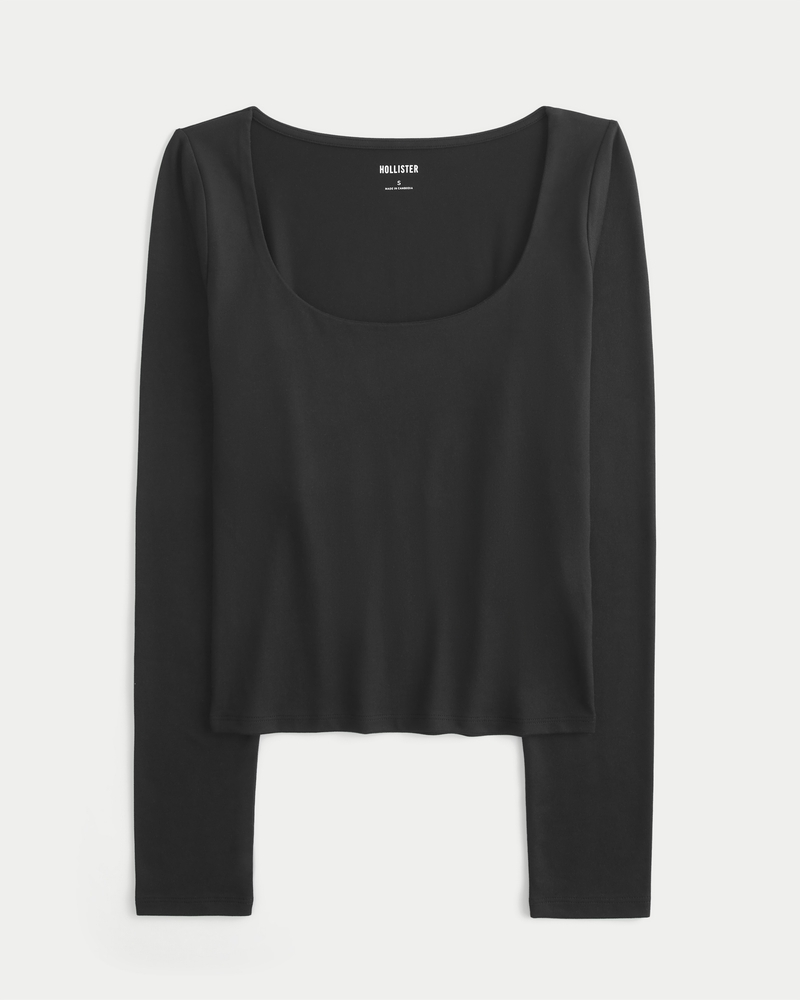 Seamless Fabric Scoop Top