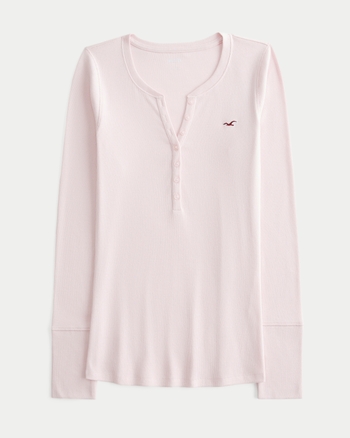 Women's Icon Henley | Women's Tops | HollisterCo.com
