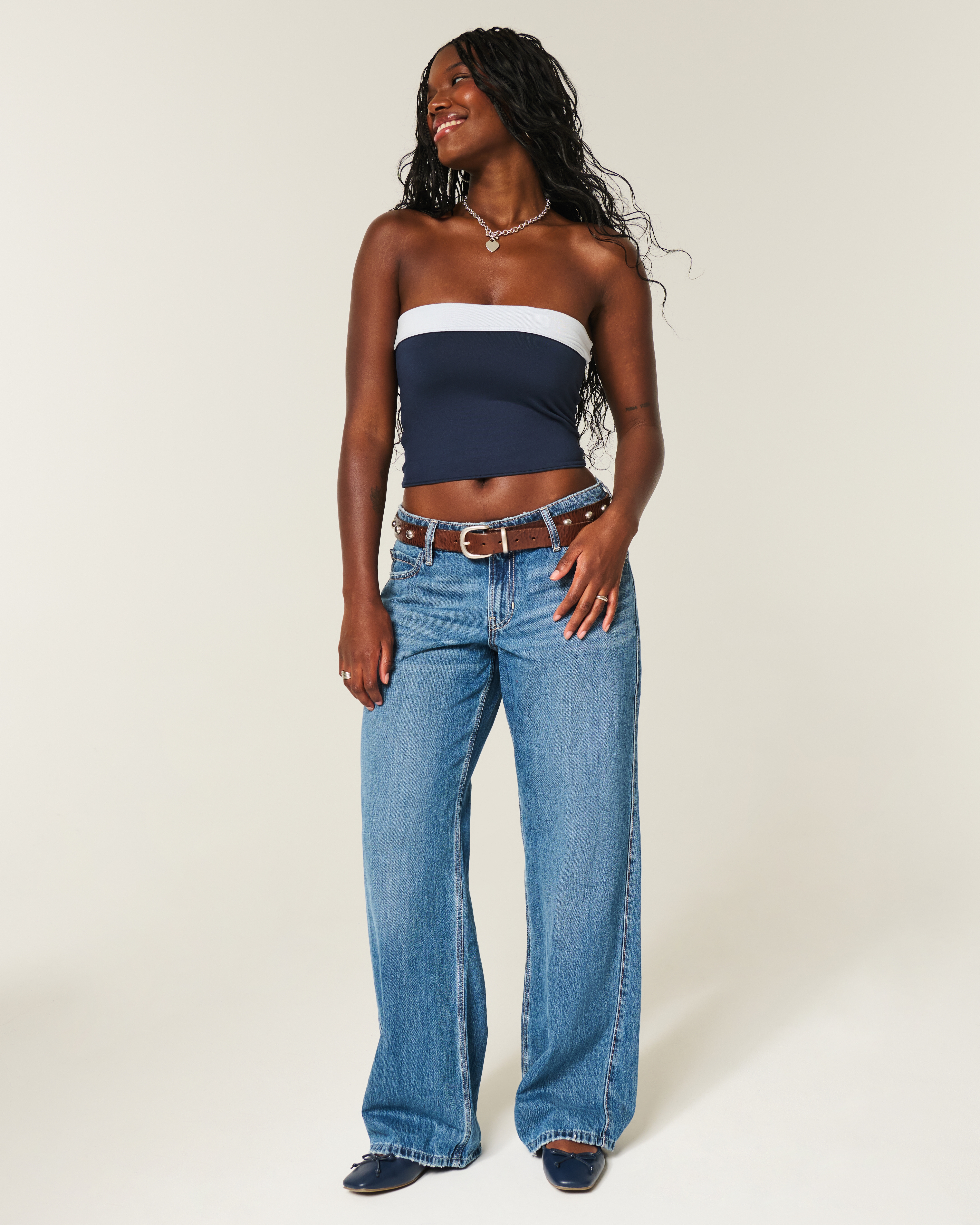 Hollister Taylor Seamless Fabric Reversible Tube Top