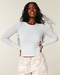 Long-Sleeve Crew Top
