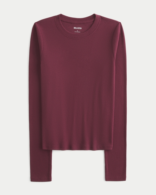 Long-Sleeve Crew Top