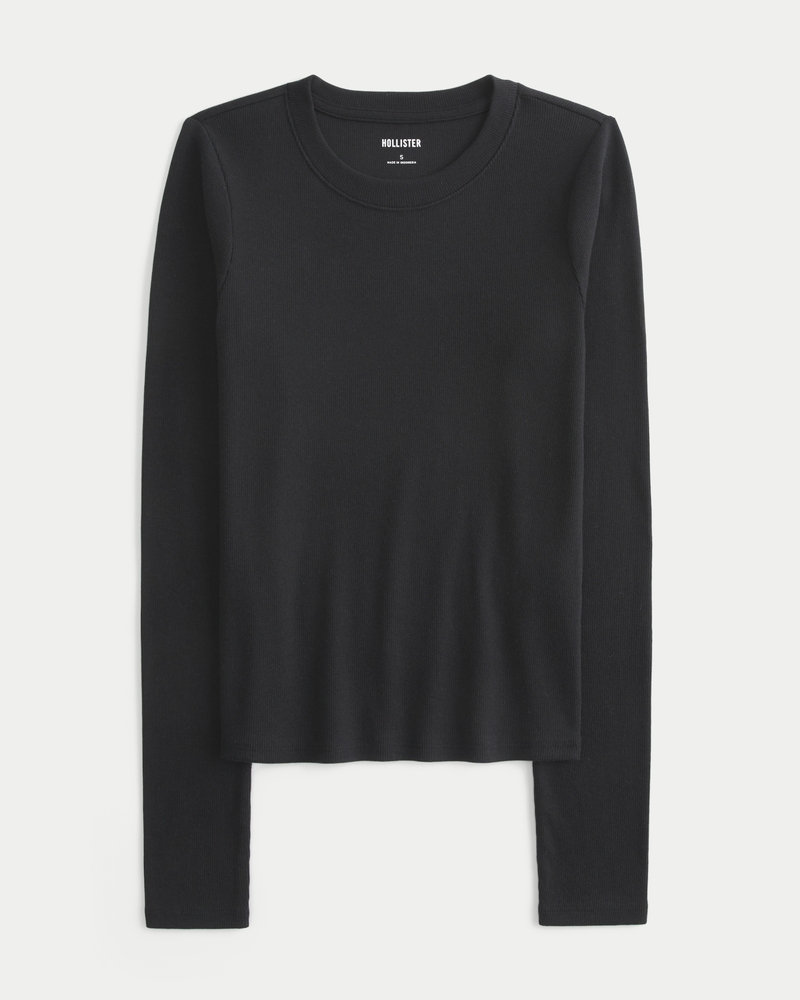 Long-Sleeve Crew Top