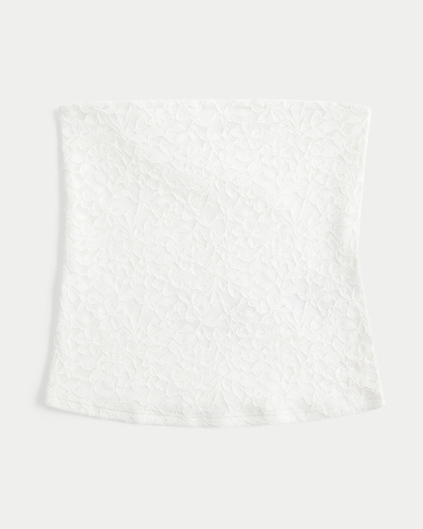 All-Over Lace Tube Top