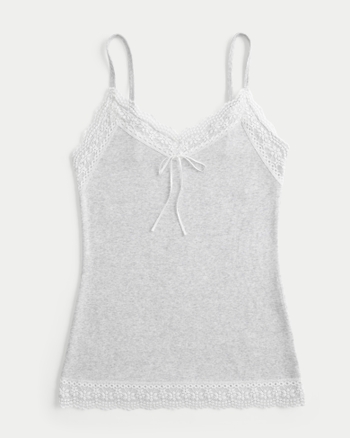 Women's Lace Trim Cami | Women's New Arrivals | HollisterCo.com