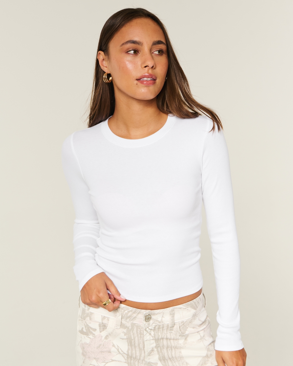 Long-Sleeve Crew Baby Tee