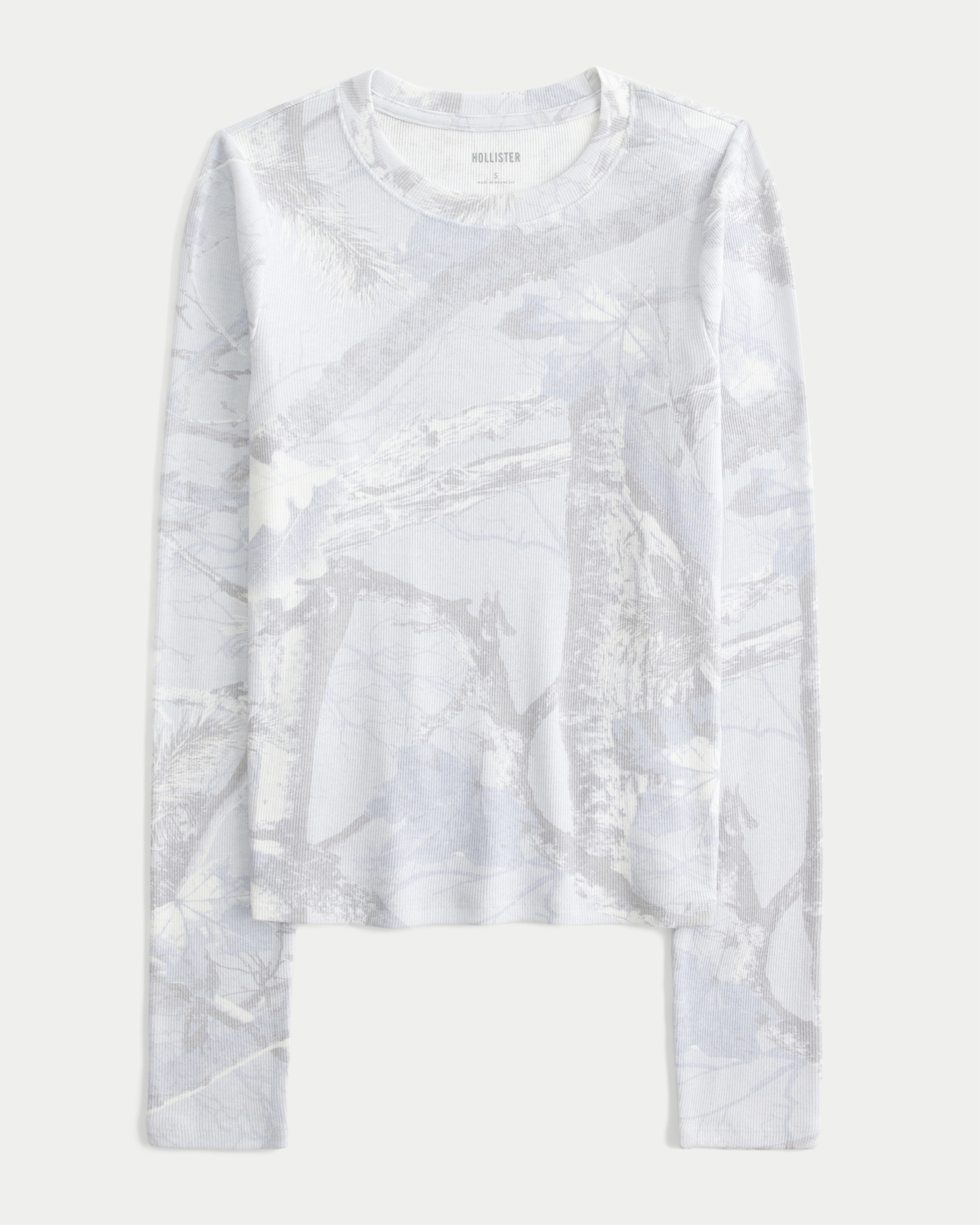 Hollister Long-sleeve Crew Baby Tee