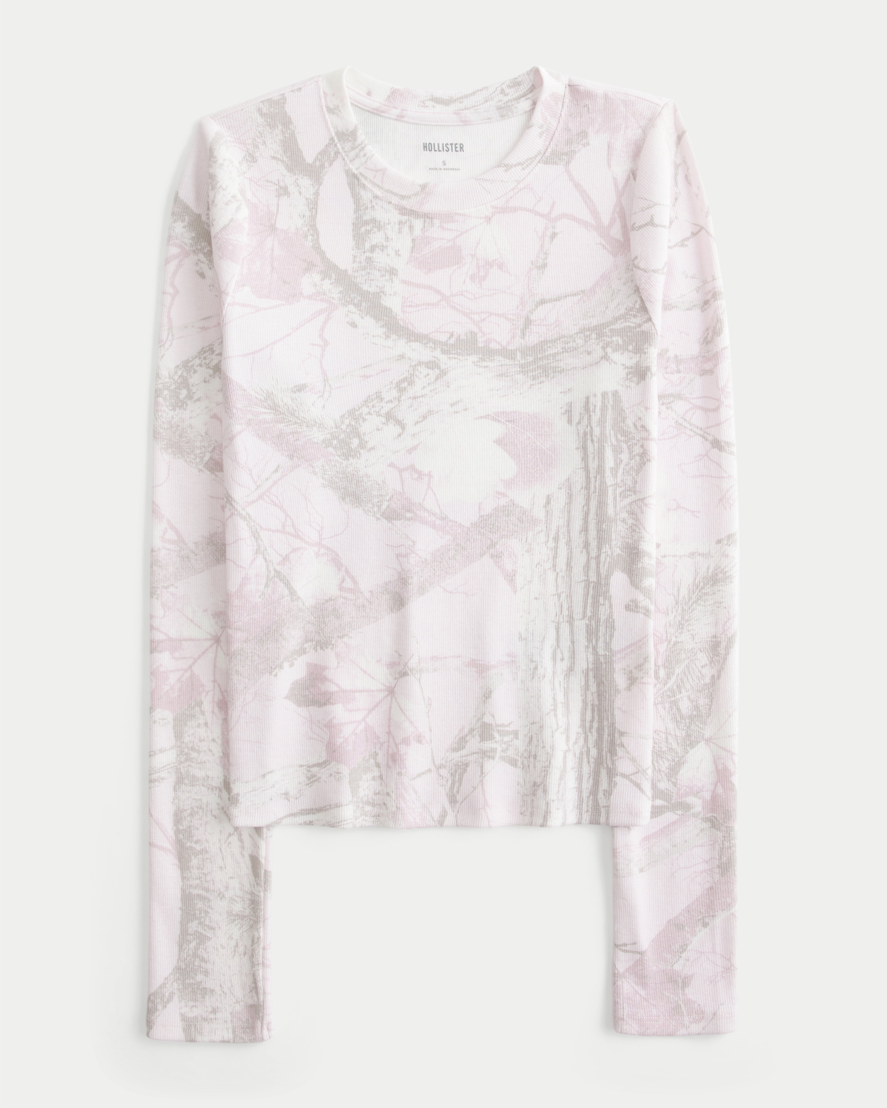 Hollister Long-sleeve Crew Baby Tee