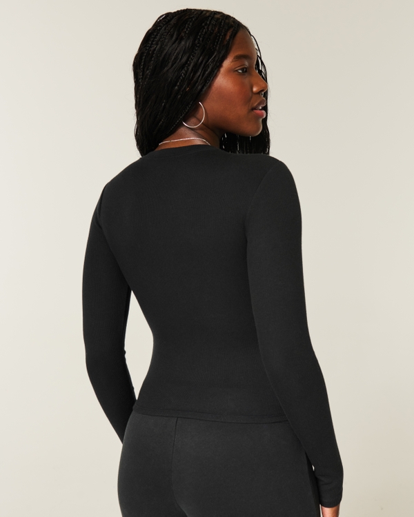 Long-Sleeve Crew Baby Tee