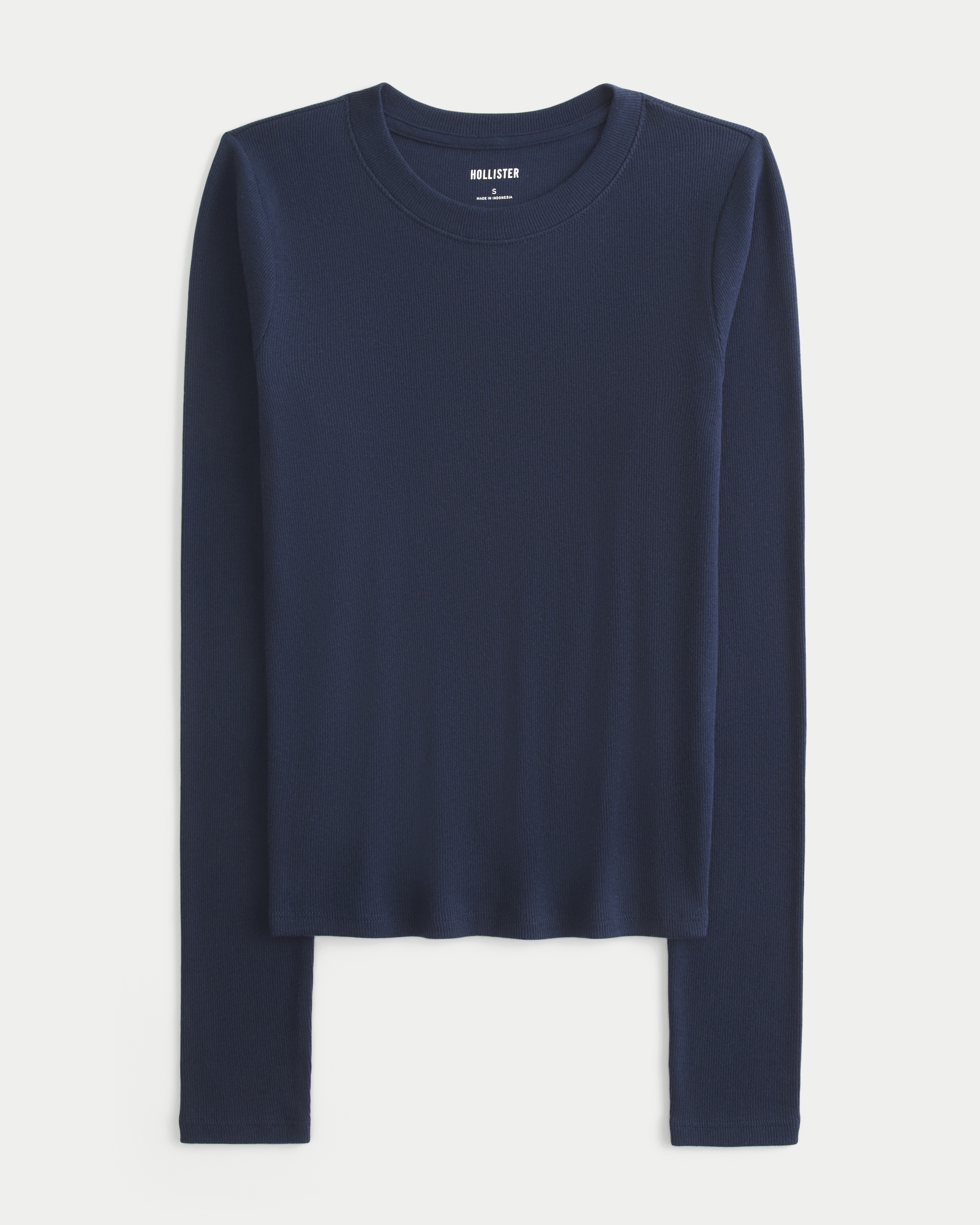 Hollister Long-sleeve Crew Baby Tee