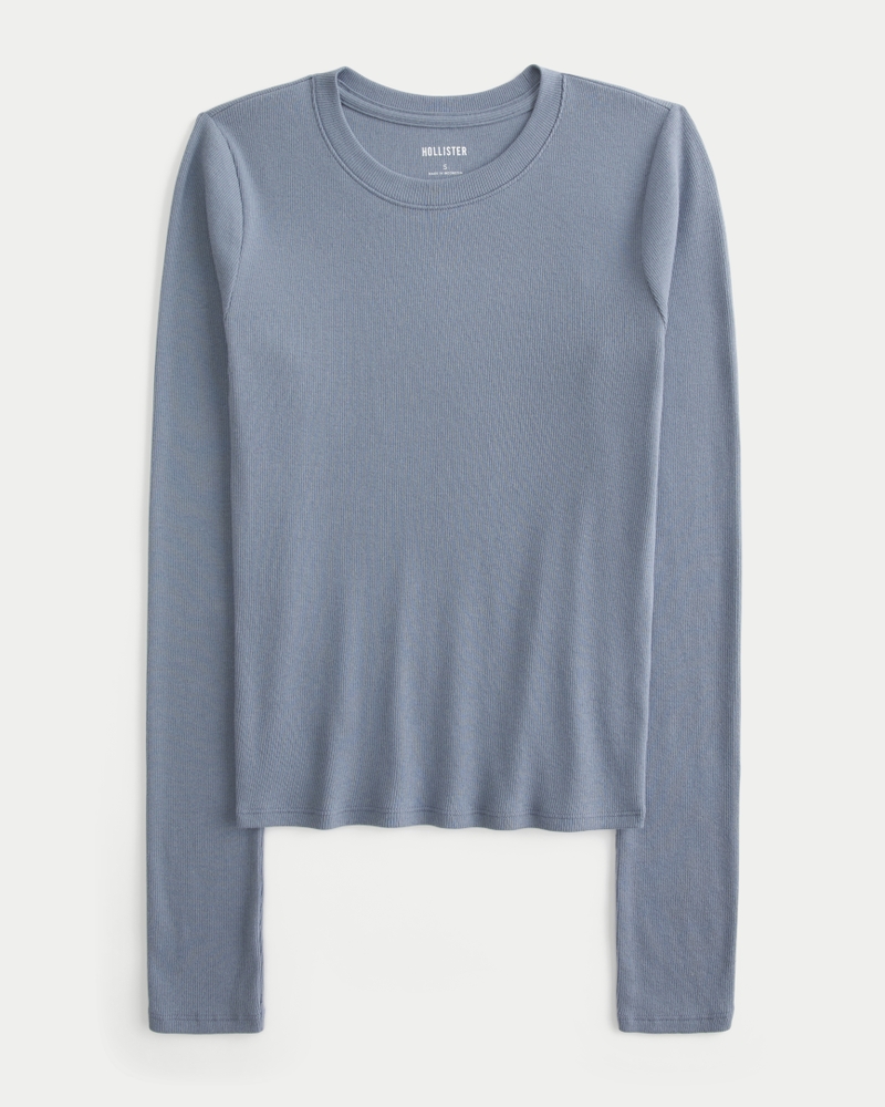 Long-Sleeve Crew Baby Tee