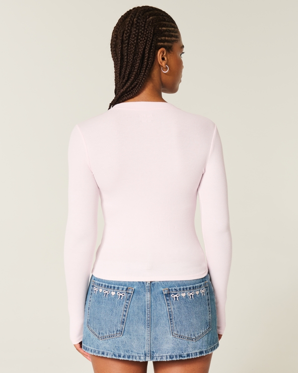 Long-Sleeve Crew Baby Tee