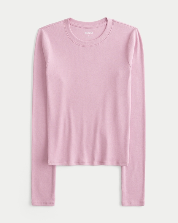 Long-Sleeve Crew Baby Tee