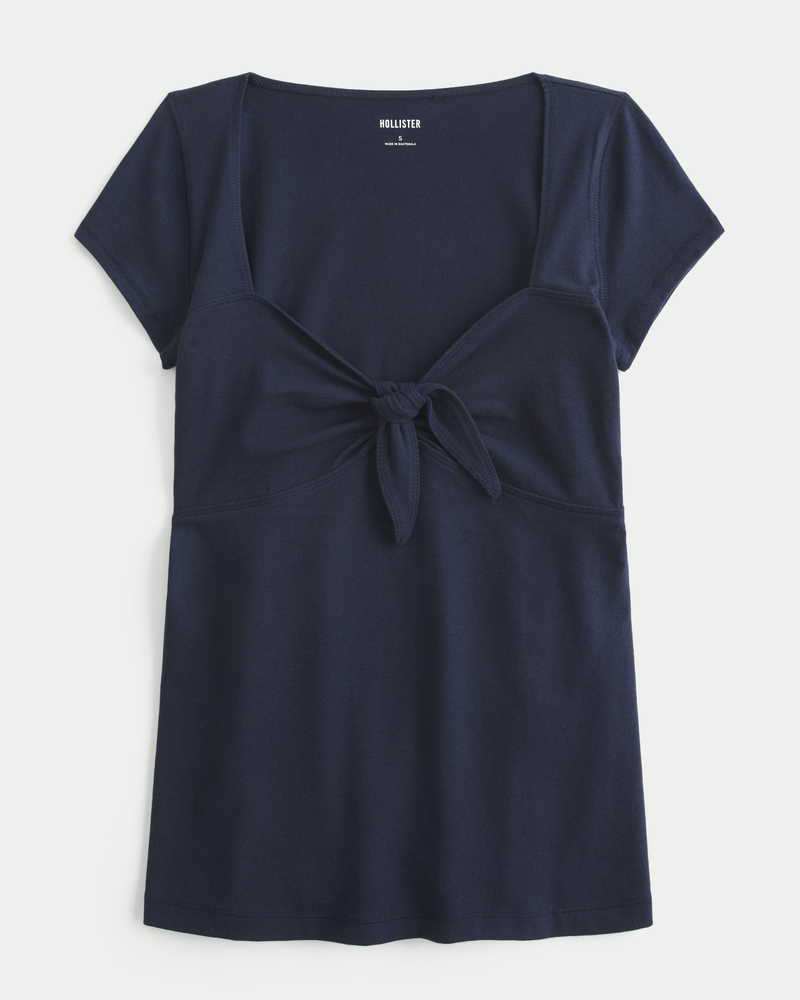 Easy Tie Bust Babydoll Top