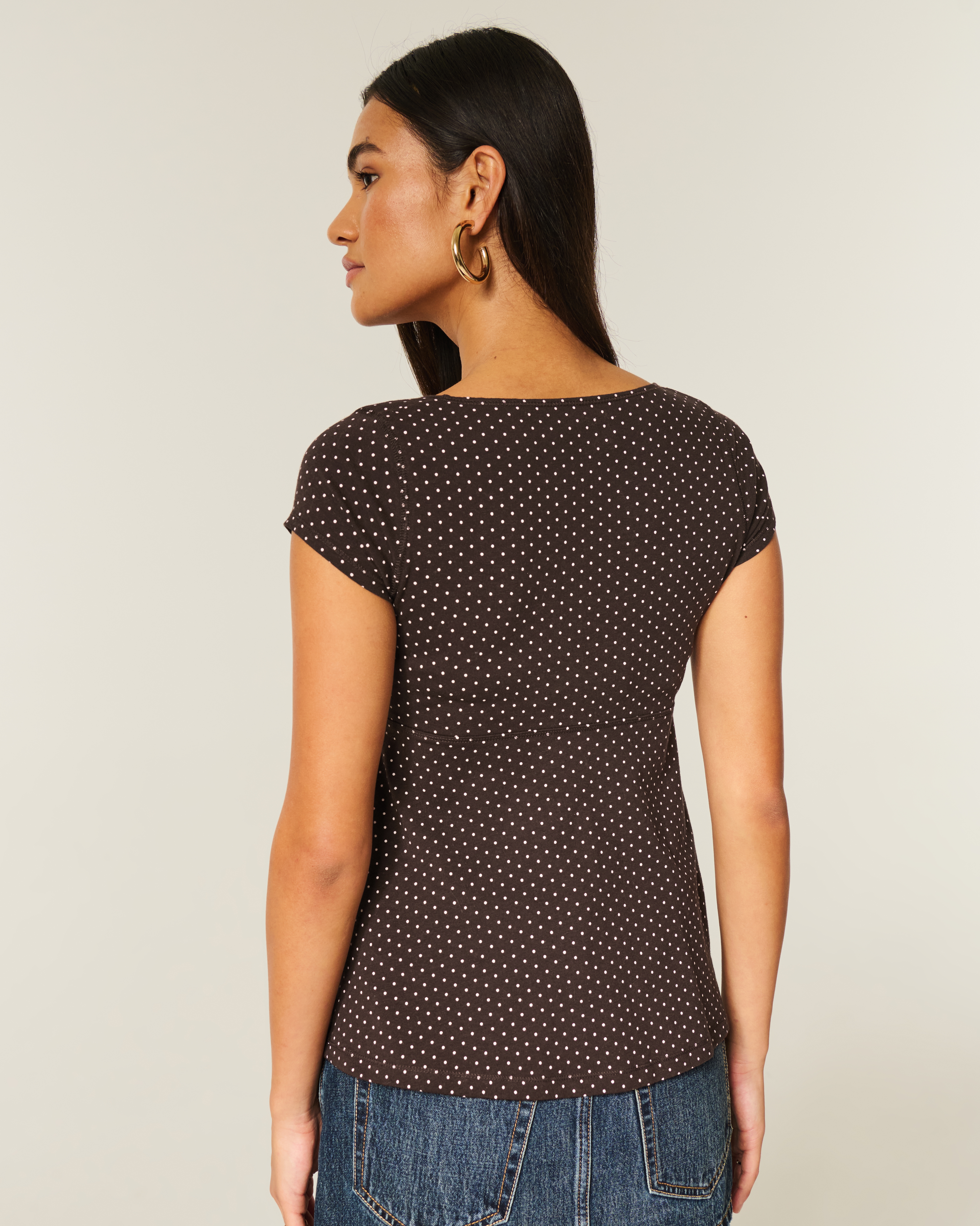 Easy Tie Bust Babydoll Top