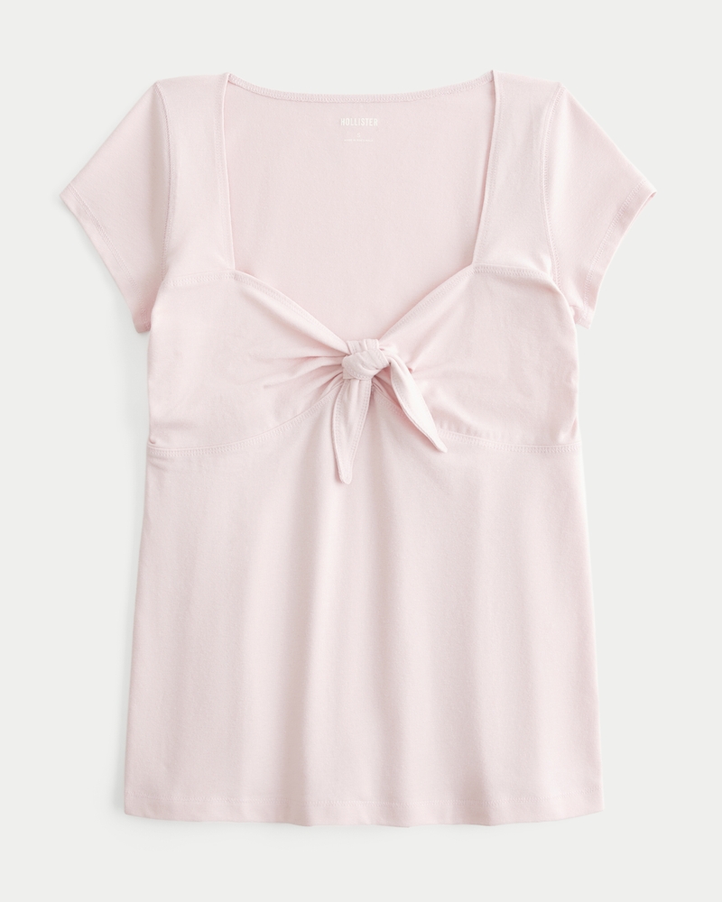 Easy Tie Bust Babydoll Top