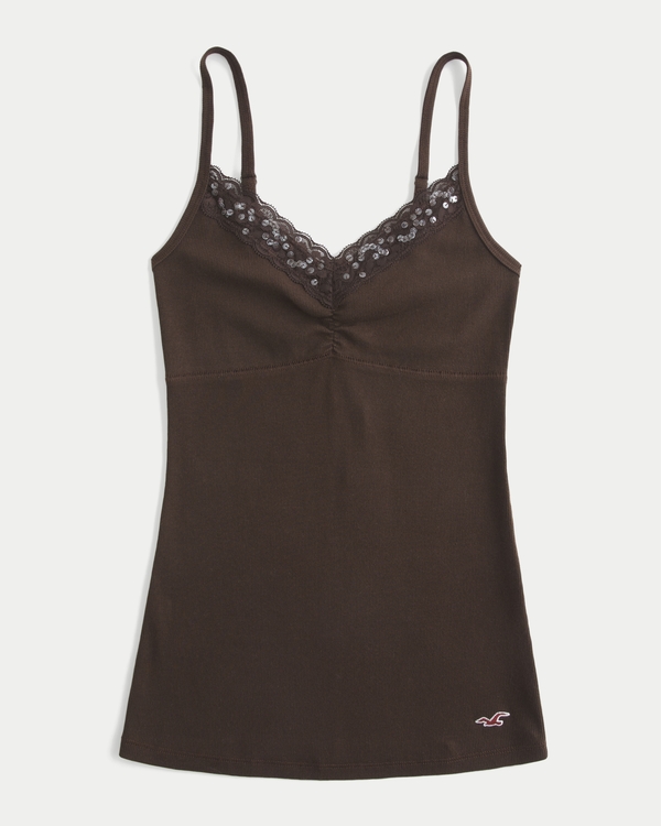 Holiday Vault Release Lace Trim Layering Cami
