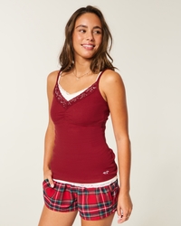 Holiday Vault Release Lace Trim Layering Cami