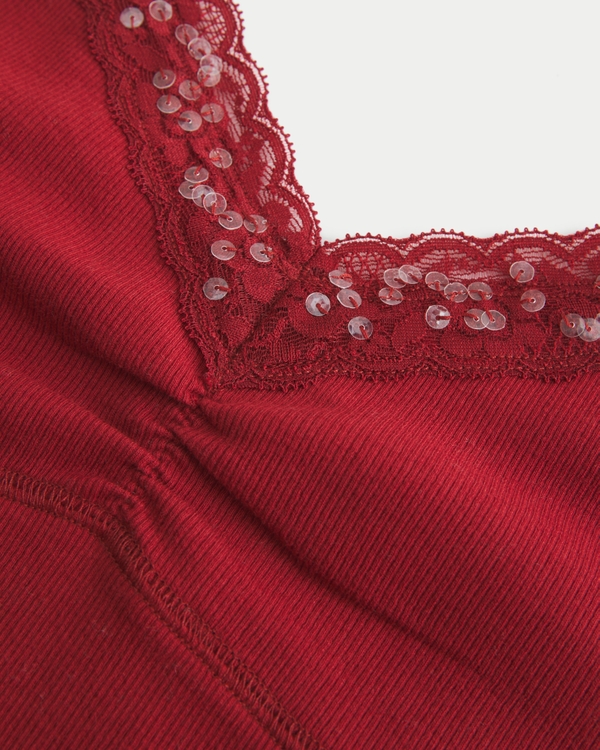 Holiday Vault Release Lace Trim Layering Cami