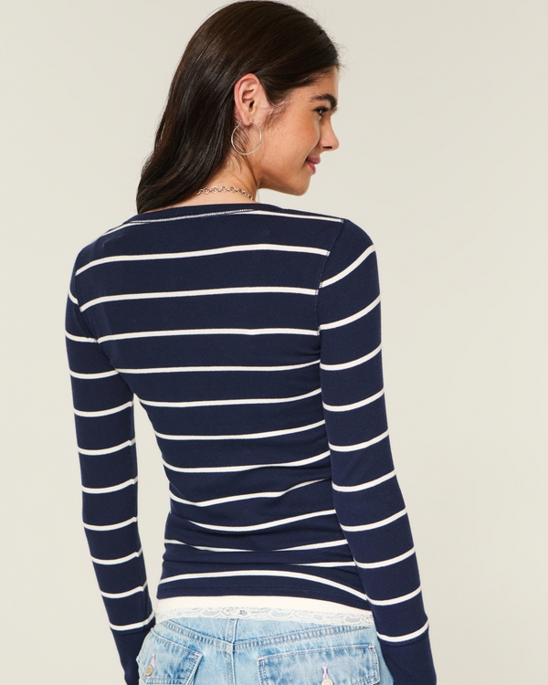 Long-Sleeve Icon Henley