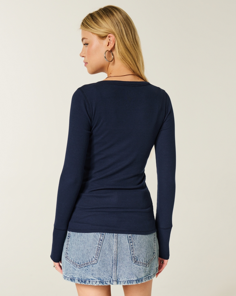 Long-Sleeve Icon Henley