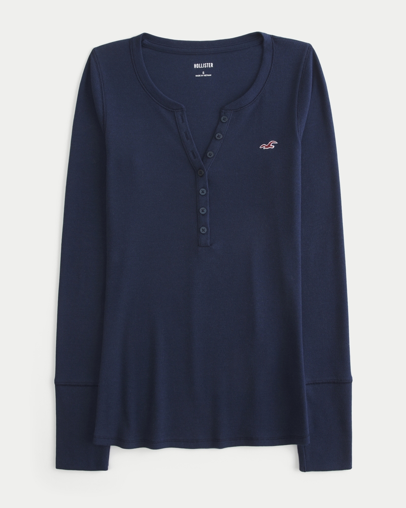 Long-Sleeve Icon Henley