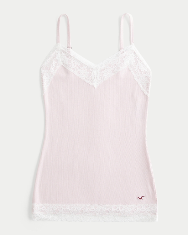 Lace Trim Layering Cami