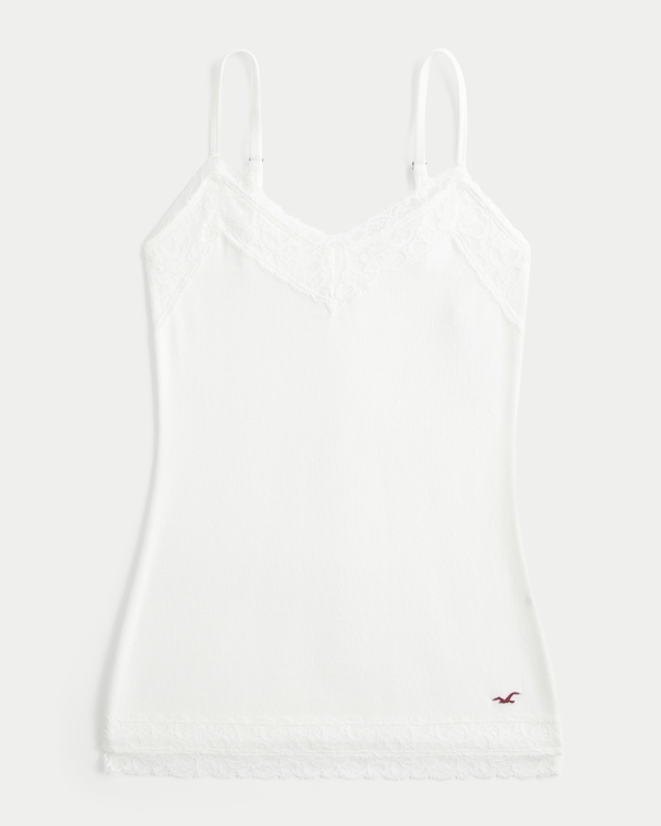 Lace Trim Layering Cami