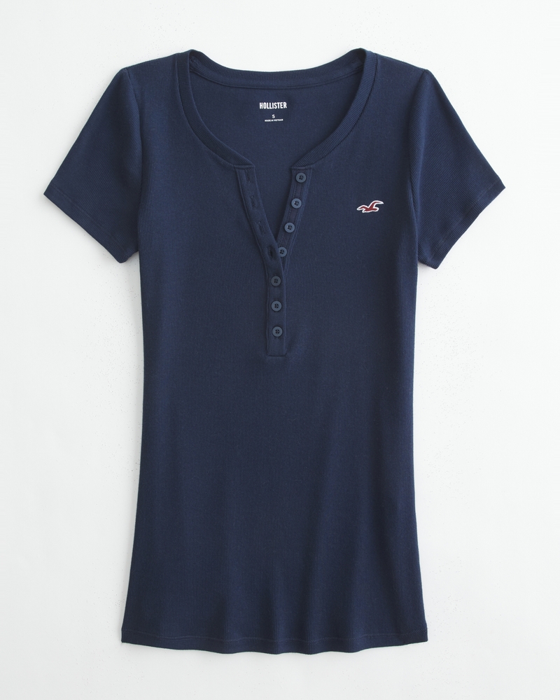 Short-Sleeve Icon Henley