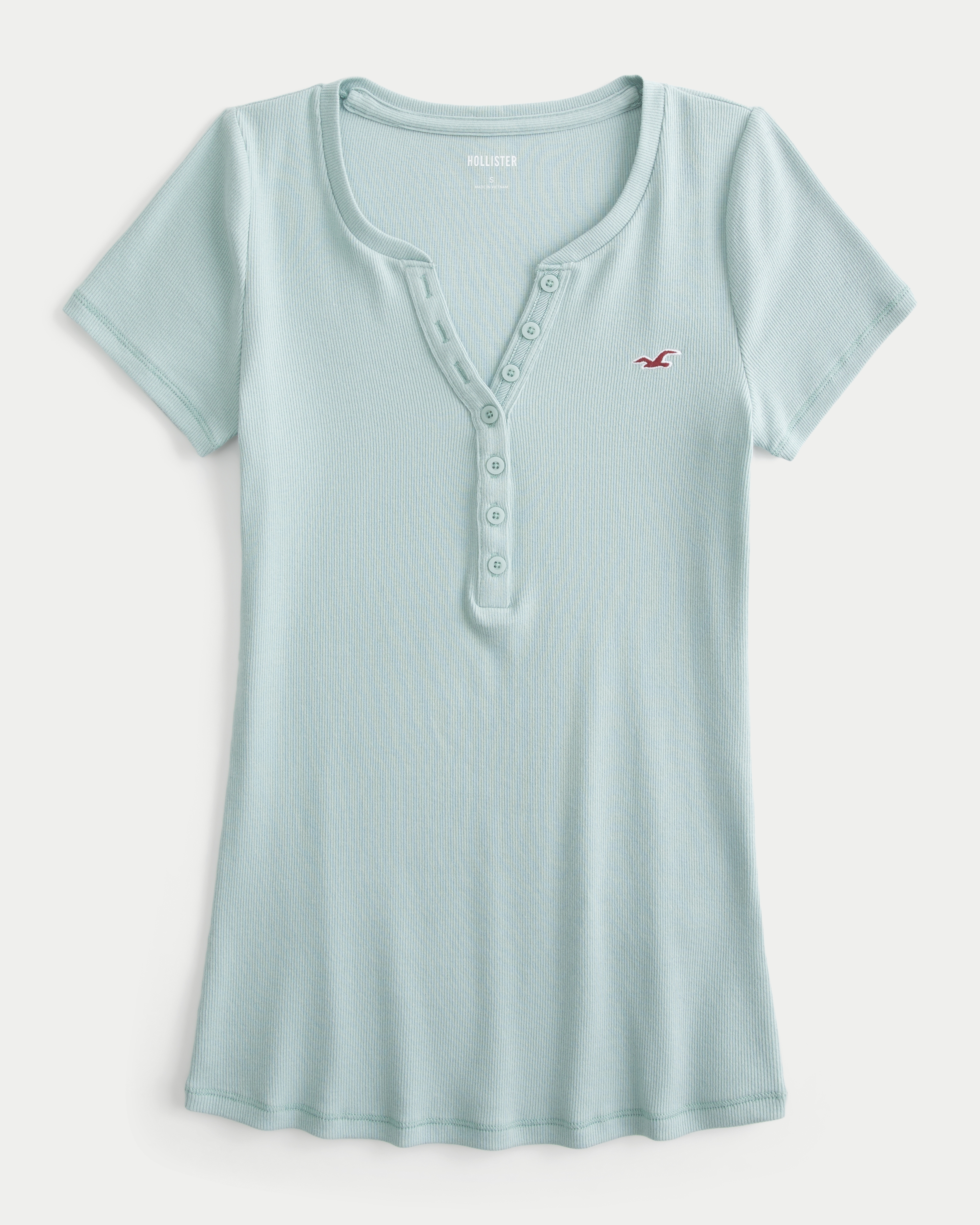 Short-Sleeve Icon Henley