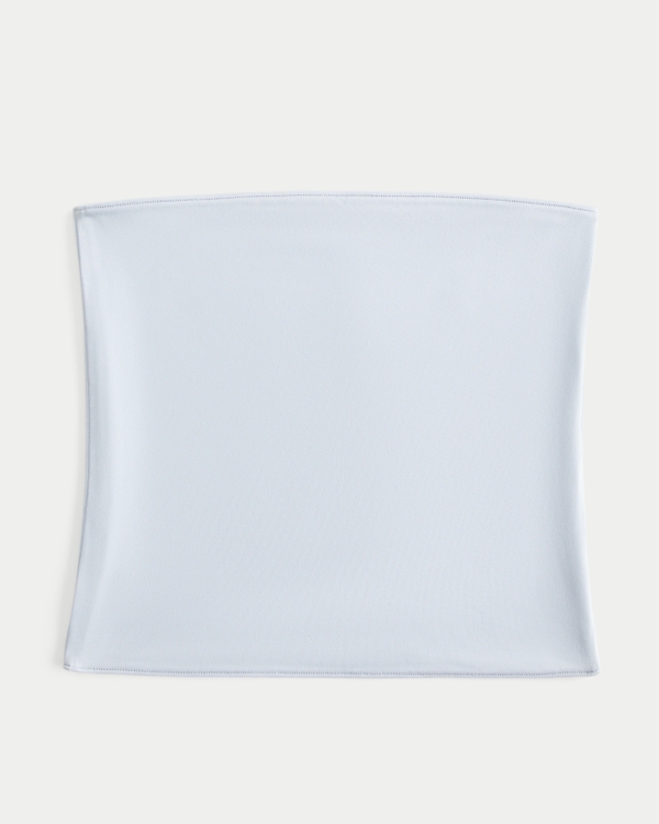 Taylor Seamless Fabric Reversible Tube Top, Dark Blue-light Blue view 2