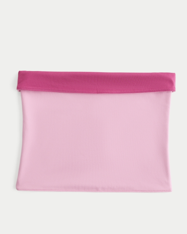 Taylor Seamless Fabric Reversible Tube Top, Pink-magenta view 1