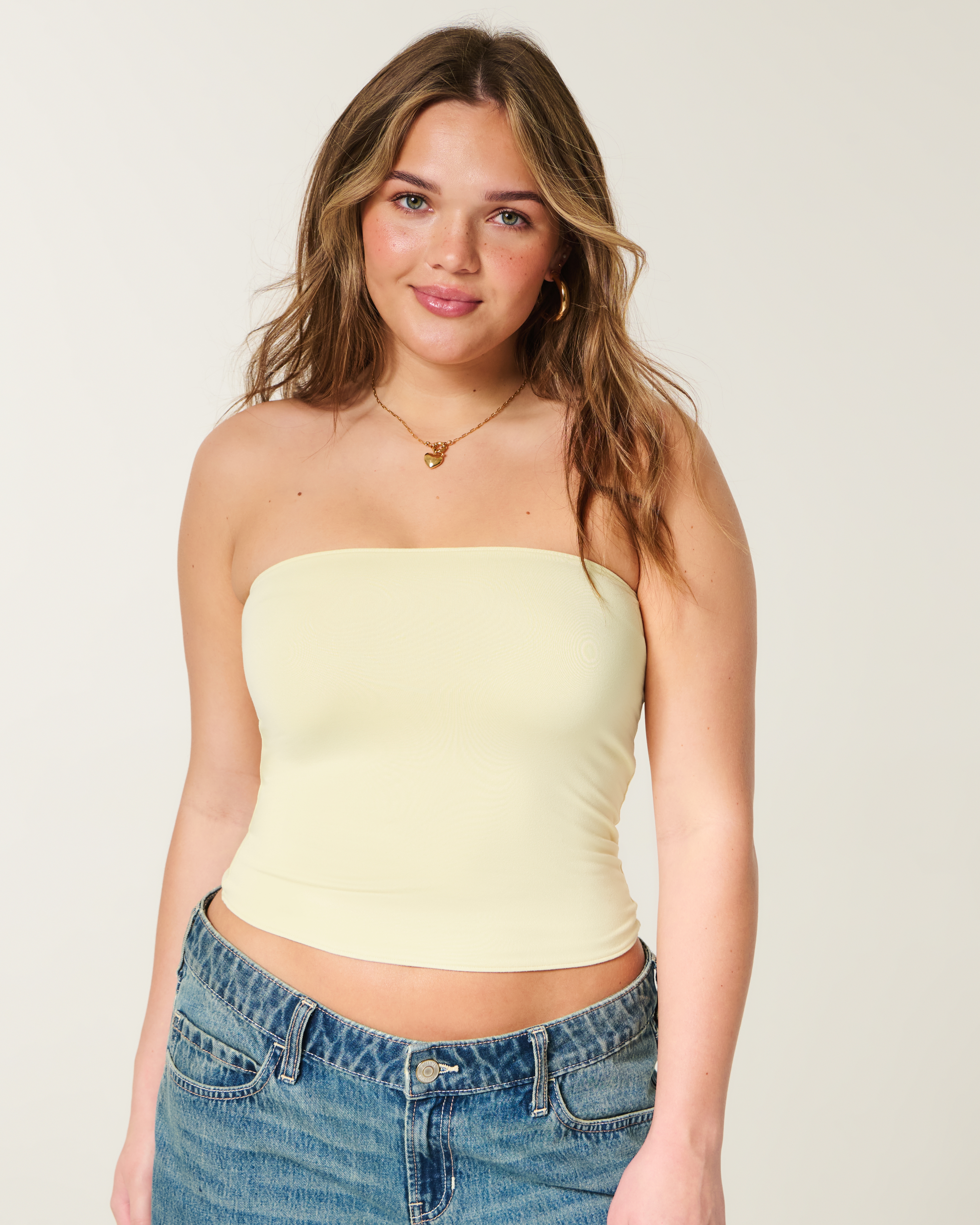 Taylor Soft Seamless Fabric Reversible Tube Top